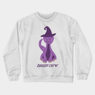 Dinosorcerer (purple making dinosaur) Crewneck Sweatshirt